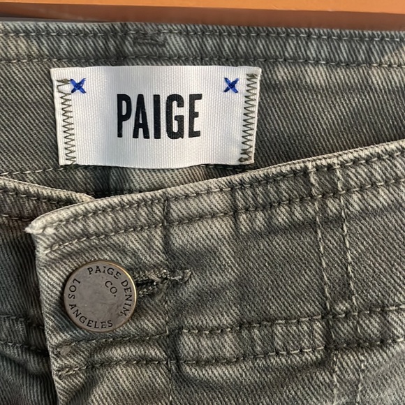 Paige Hoxton Ankle Zip stretch twill 28 - Picture 3 of 6
